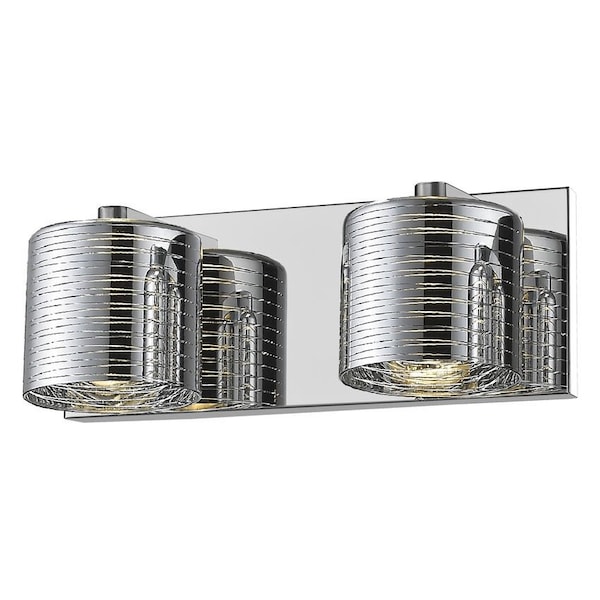 Z-Lite Sempter 2 Light Vanity, Chrome & Chrome 911-2V-LED - main